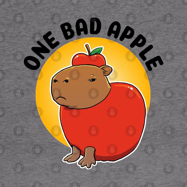 One bad apple Capybara by capydays